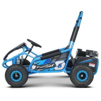 Dječji benzinski gokart Buggy RSX 98 cm³, 30 km/h, plavi