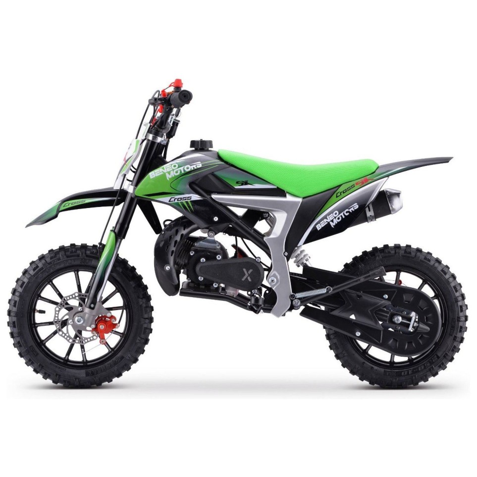 Dječji moto cross CROSS SX 50 cm³, 1,5 kW, 40 km/h, zeleni
