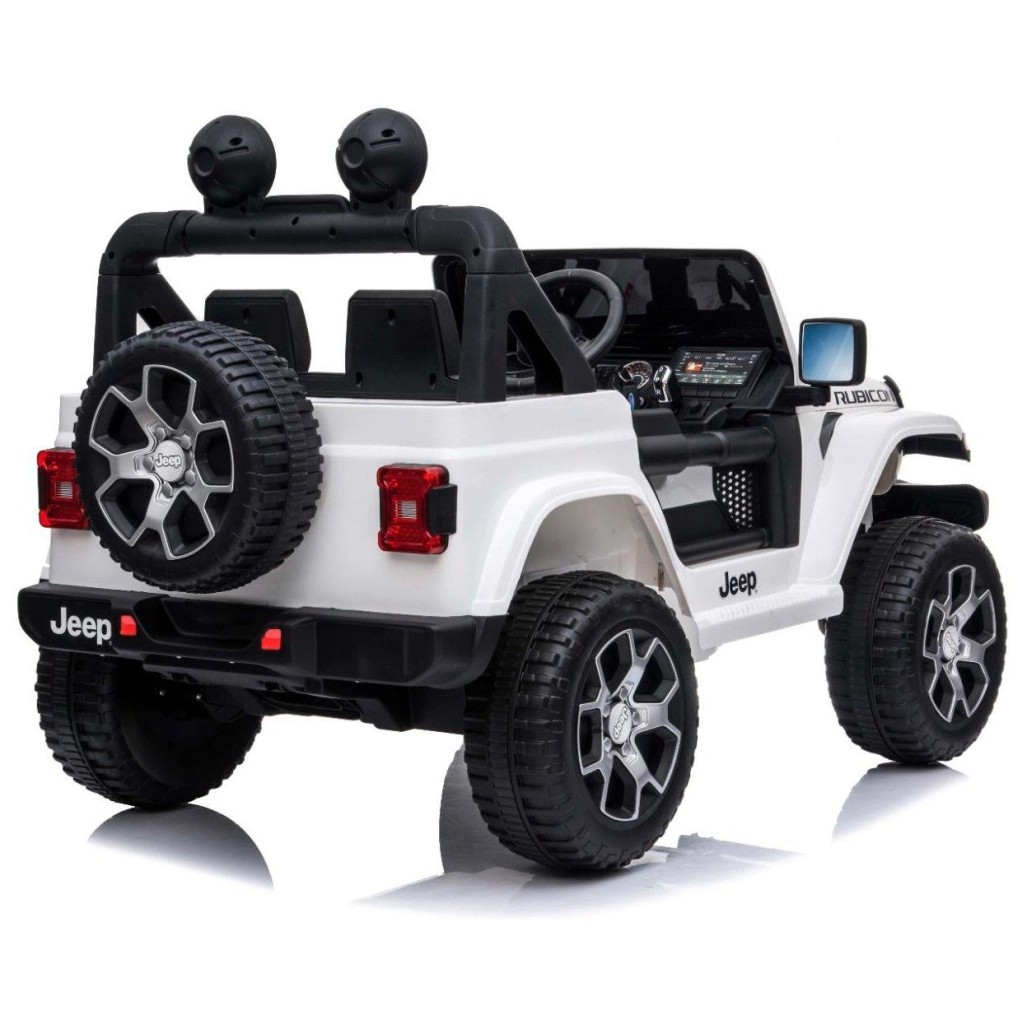 12V JEEP Wrangler RUBICON 4x4 Li - auto na akumulator, bijeli