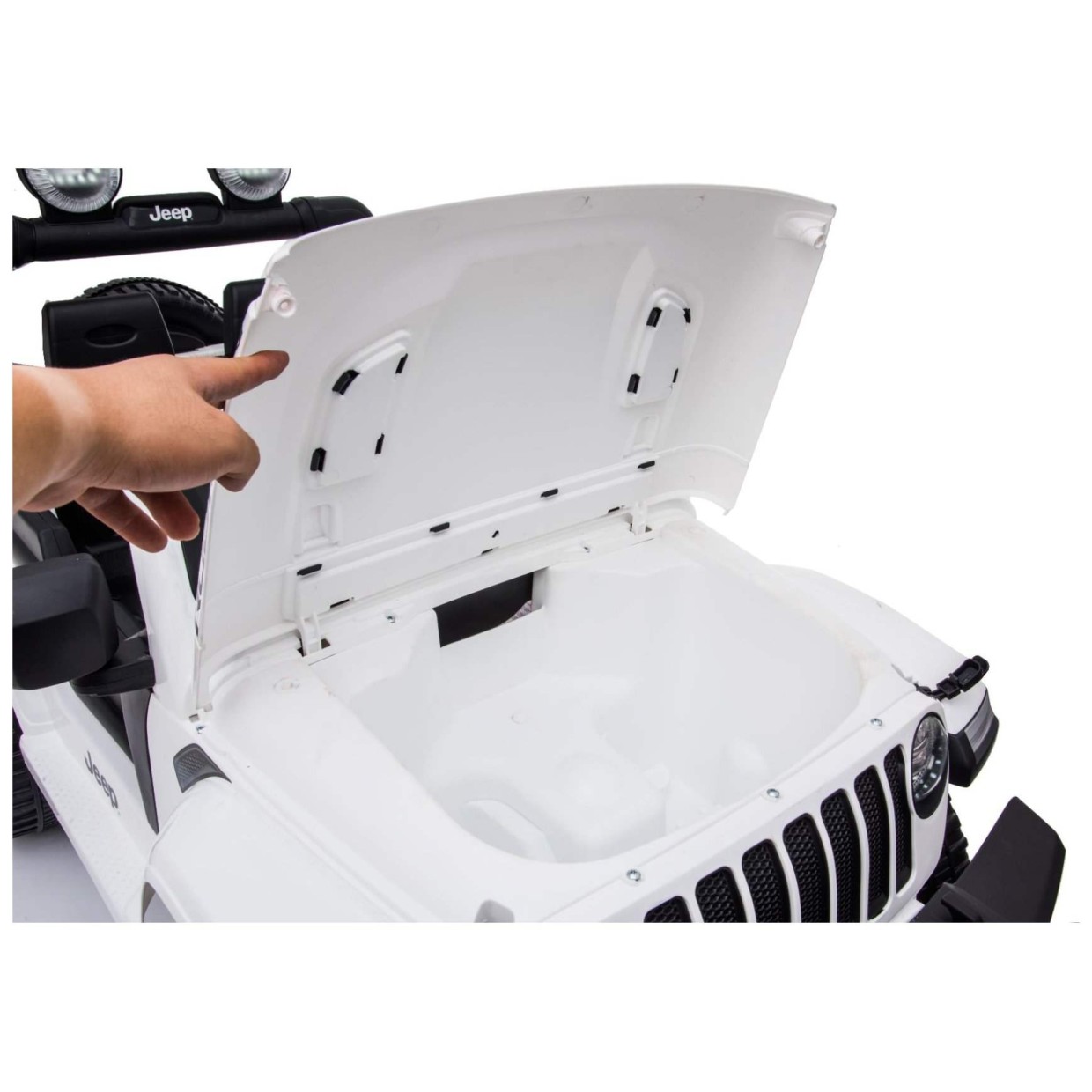 12V JEEP Wrangler RUBICON 4x4 Li - auto na akumulator, bijeli