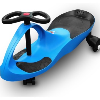 Poganjalec za otroke RIRICAR, moder, PU mehka kolesa