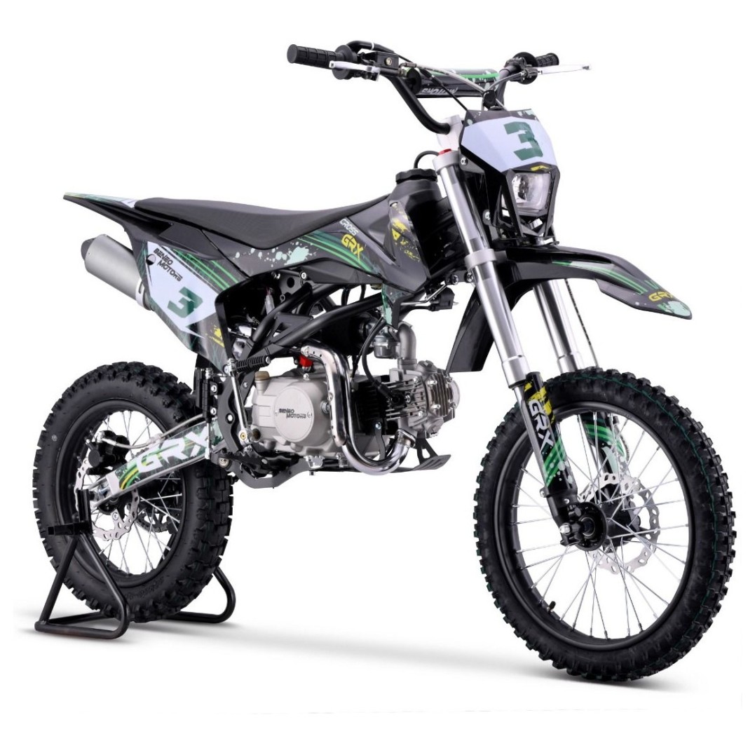 Kros motor 125cc GRX zelen, do 70 km/h, do 75 kg, Beneo