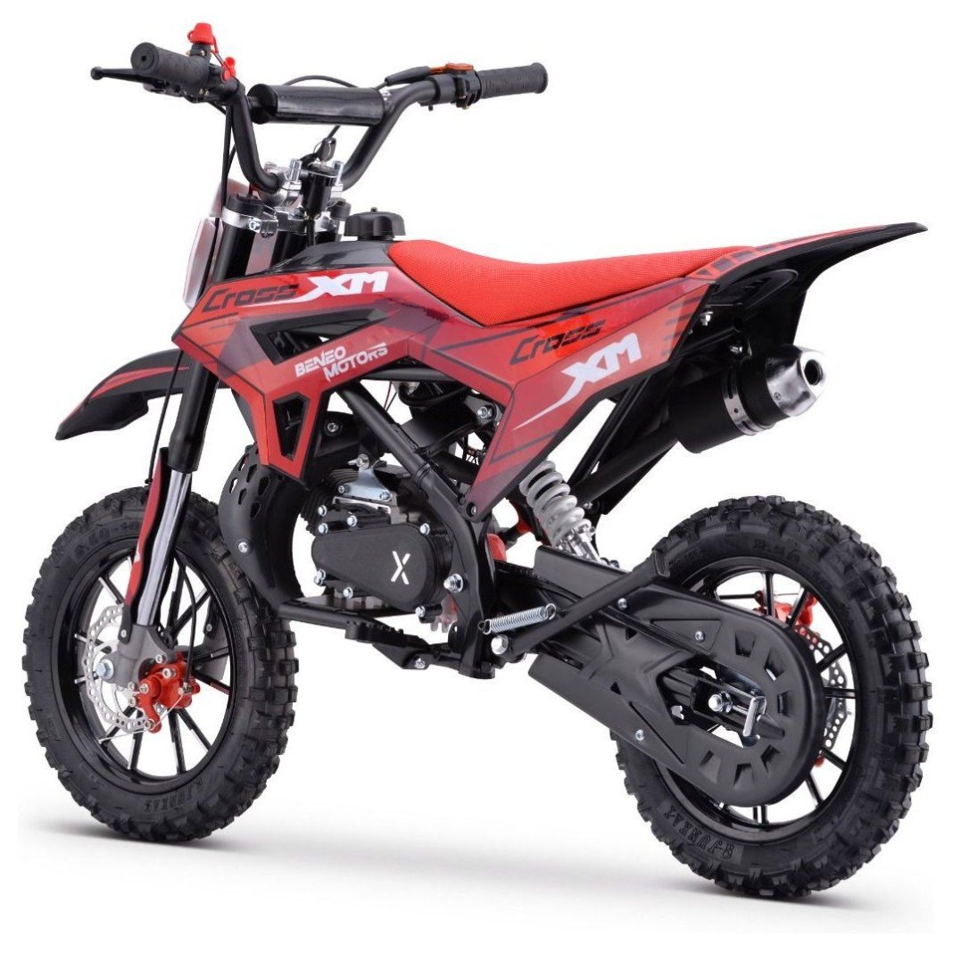 Kroser 50 kubika, 1,5 kW, dvotaktni, disk kočnice, crveni