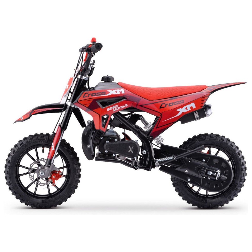 Kroser 50 kubika, 1,5 kW, dvotaktni, disk kočnice, crveni