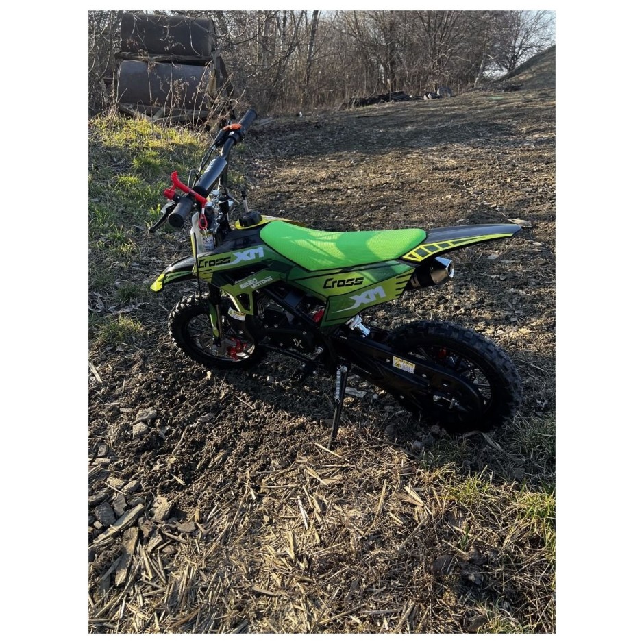 Kroser 50 kubika, 1,5 kW, dvotaktni, disk kočnice, zelen