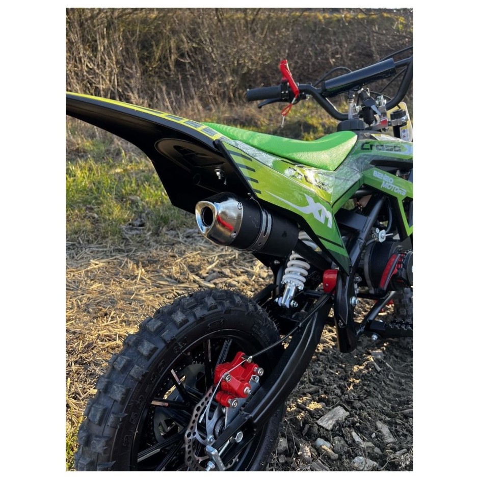 Kroser 50 kubika, 1,5 kW, dvotaktni, disk kočnice, zelen