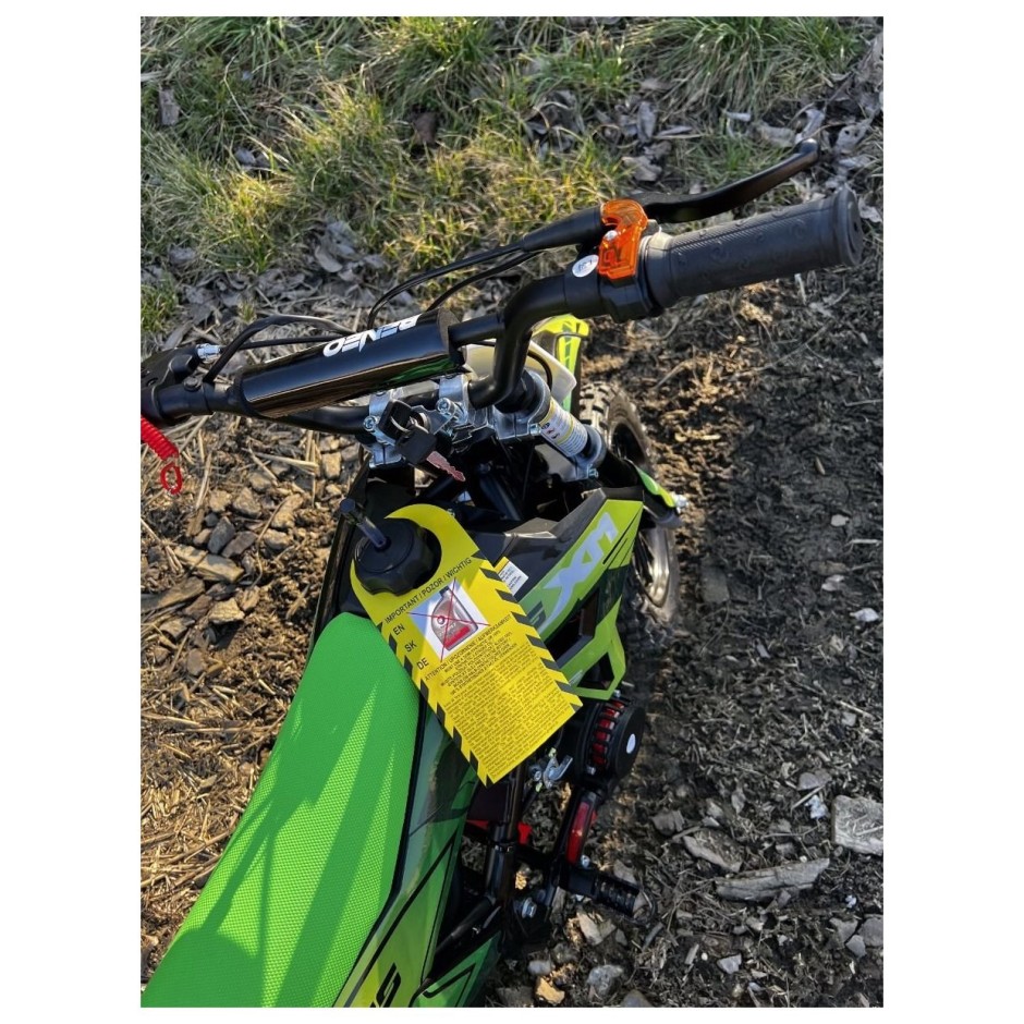 Kroser 50 kubika, 1,5 kW, dvotaktni, disk kočnice, zelen