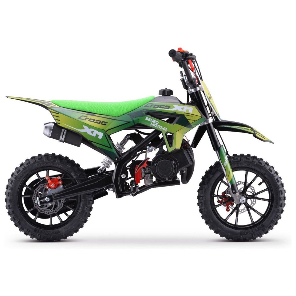 Kroser 50 kubika, 1,5 kW, dvotaktni, disk kočnice, zelen