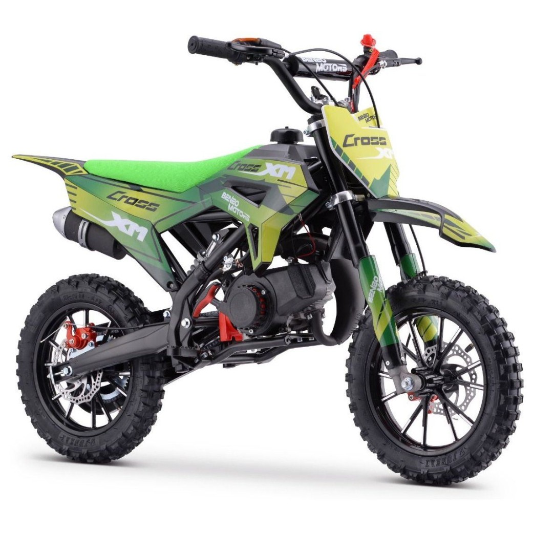 Kroser 50 kubika, 1,5 kW, dvotaktni, disk kočnice, zelen