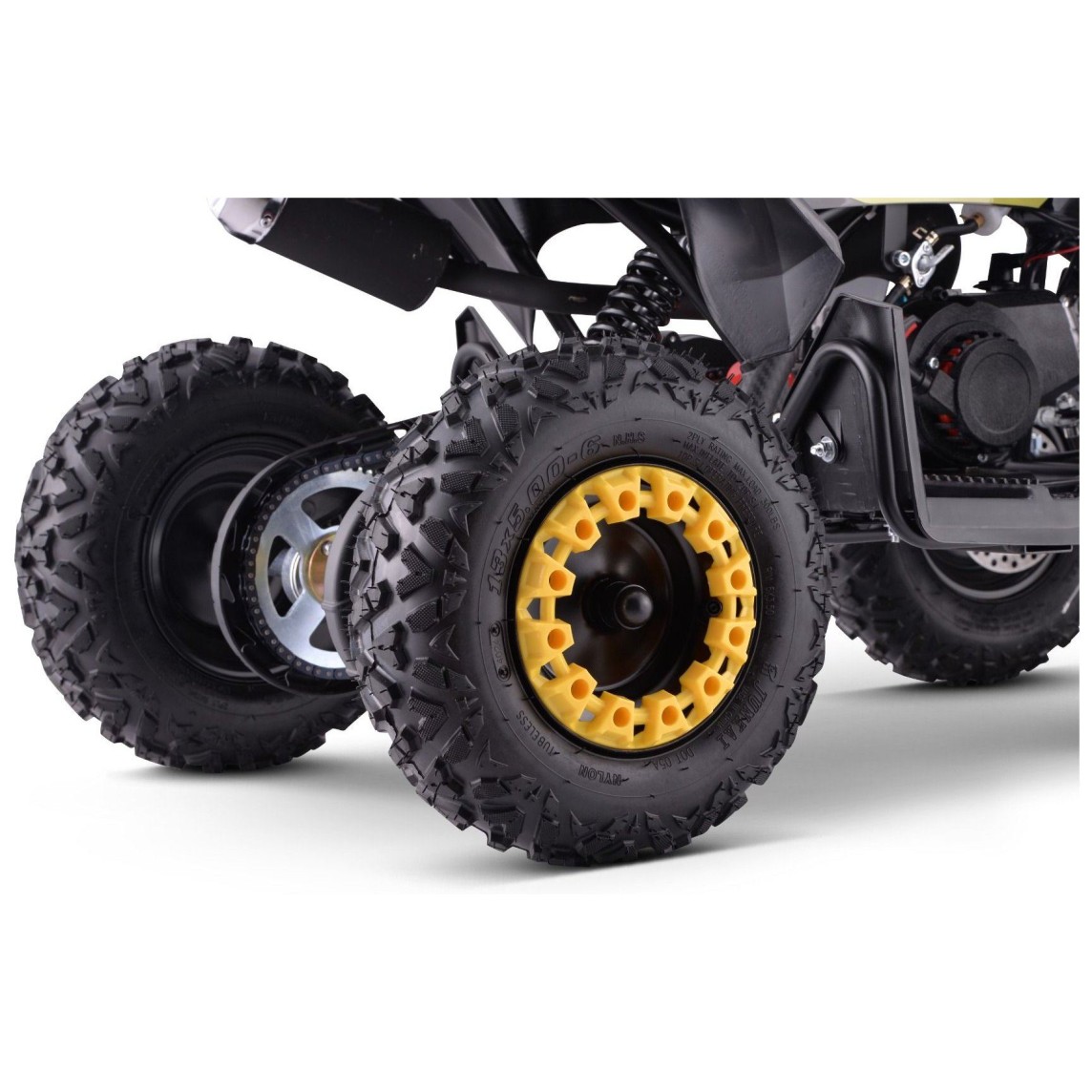 Otroški 4 kolesnik Adventure, rumen, bencin, 50cc, 40km/h Otroški 4 kolesnik Adventure, rumen, bencin, 50cc, 40km/h