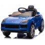 Otroški avto na akumulator Porsche Cayenne, 11V, li, moder