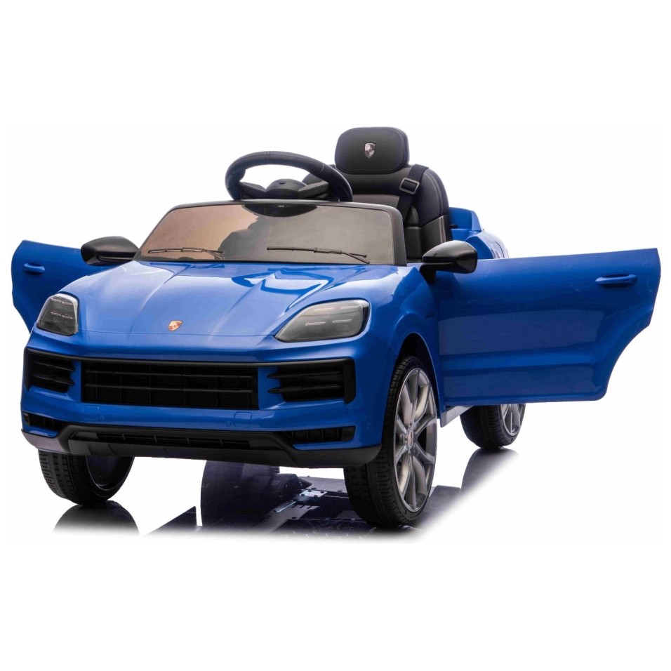 Otroški avto na akumulator Porsche Cayenne, 11V, li, moder