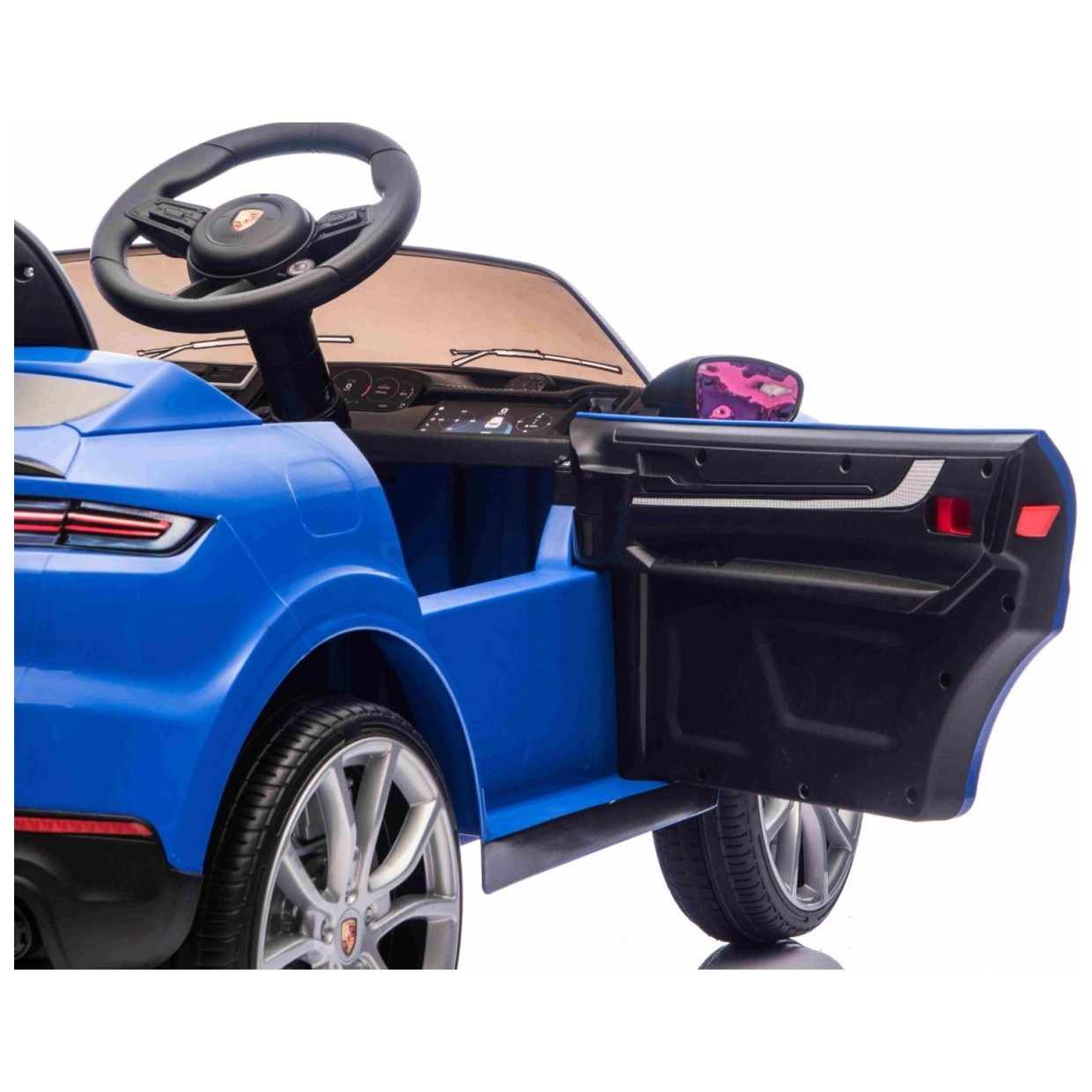 Otroški avto na akumulator Porsche Cayenne, 11V, li, moder