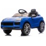 Otroški avto na akumulator Porsche Cayenne, 11V, li, moder