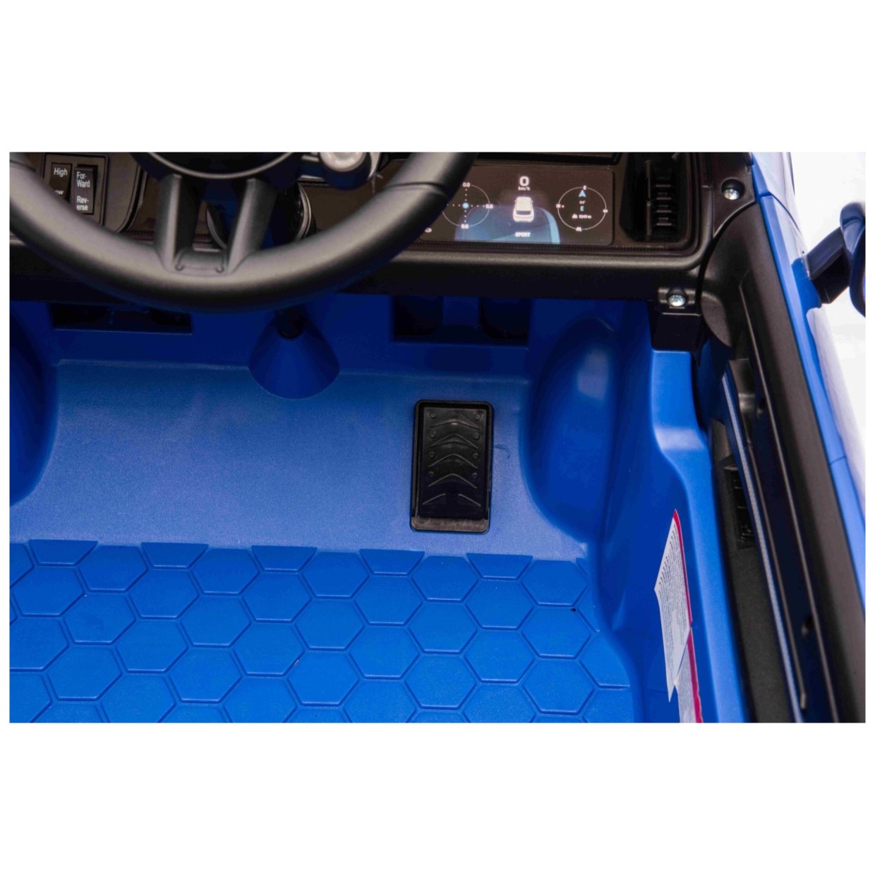 Otroški avto na akumulator Porsche Cayenne, 11V, li, moder