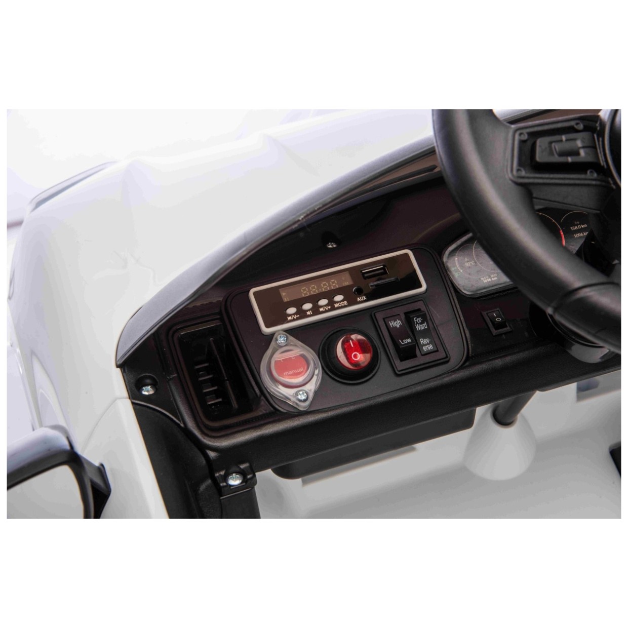 Dječji auto na akumulator Porsche Cayenne, 11V, li, bijeli