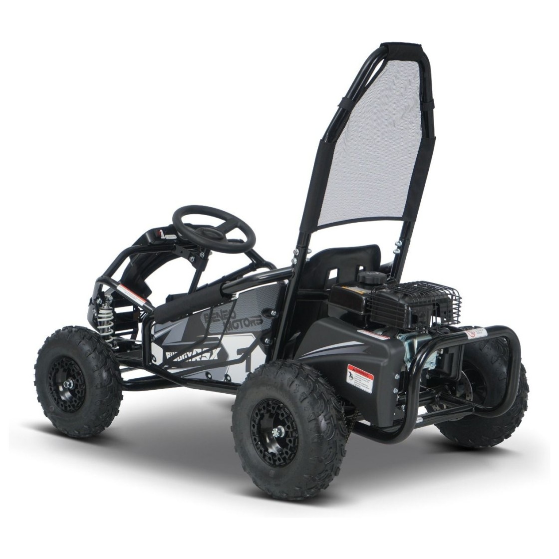 Dječji benzinski gokart Buggy RSX 98 cm³, 30 km/h, crni