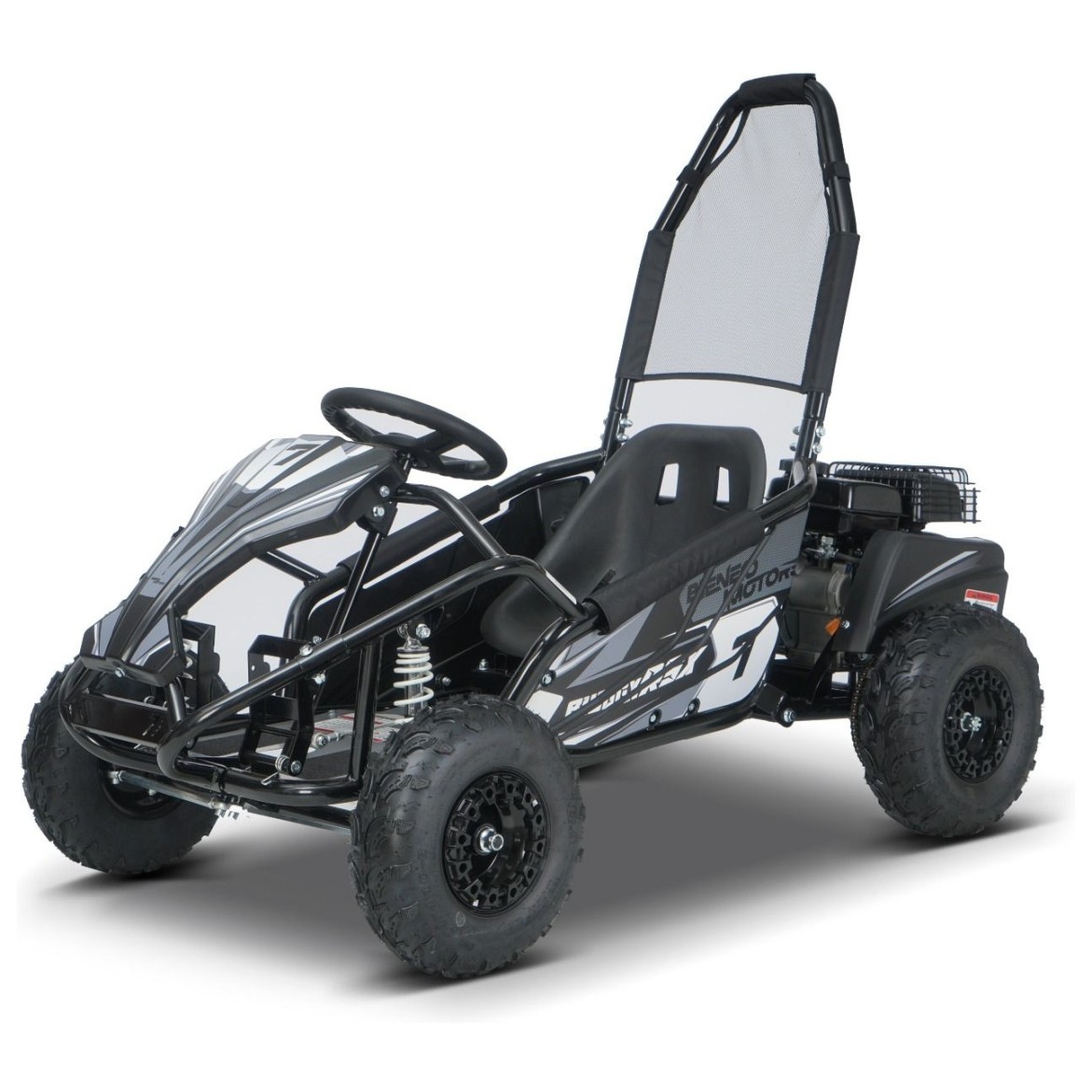 Dječji benzinski gokart Buggy RSX 98 cm³, 30 km/h, crni