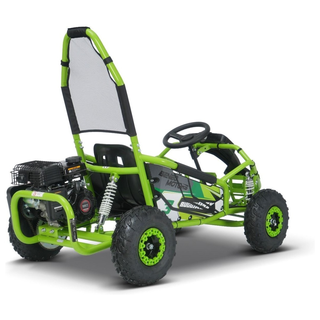 Otroški bencinski gokart Buggy RSX 98 cm³, 30 km/h, zelen