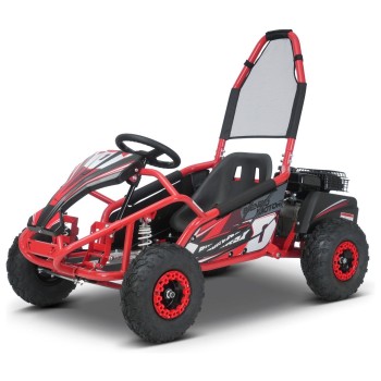 Dječji benzinski gokart Buggy RSX 98 cm³, 30 km/h, crveni