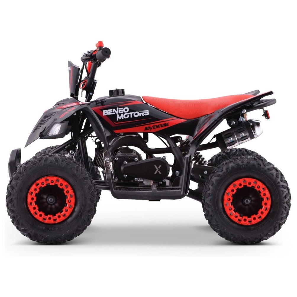 Otroški 4 kolesnik Adventure, rdeč, bencin, 50cc, 40km/h