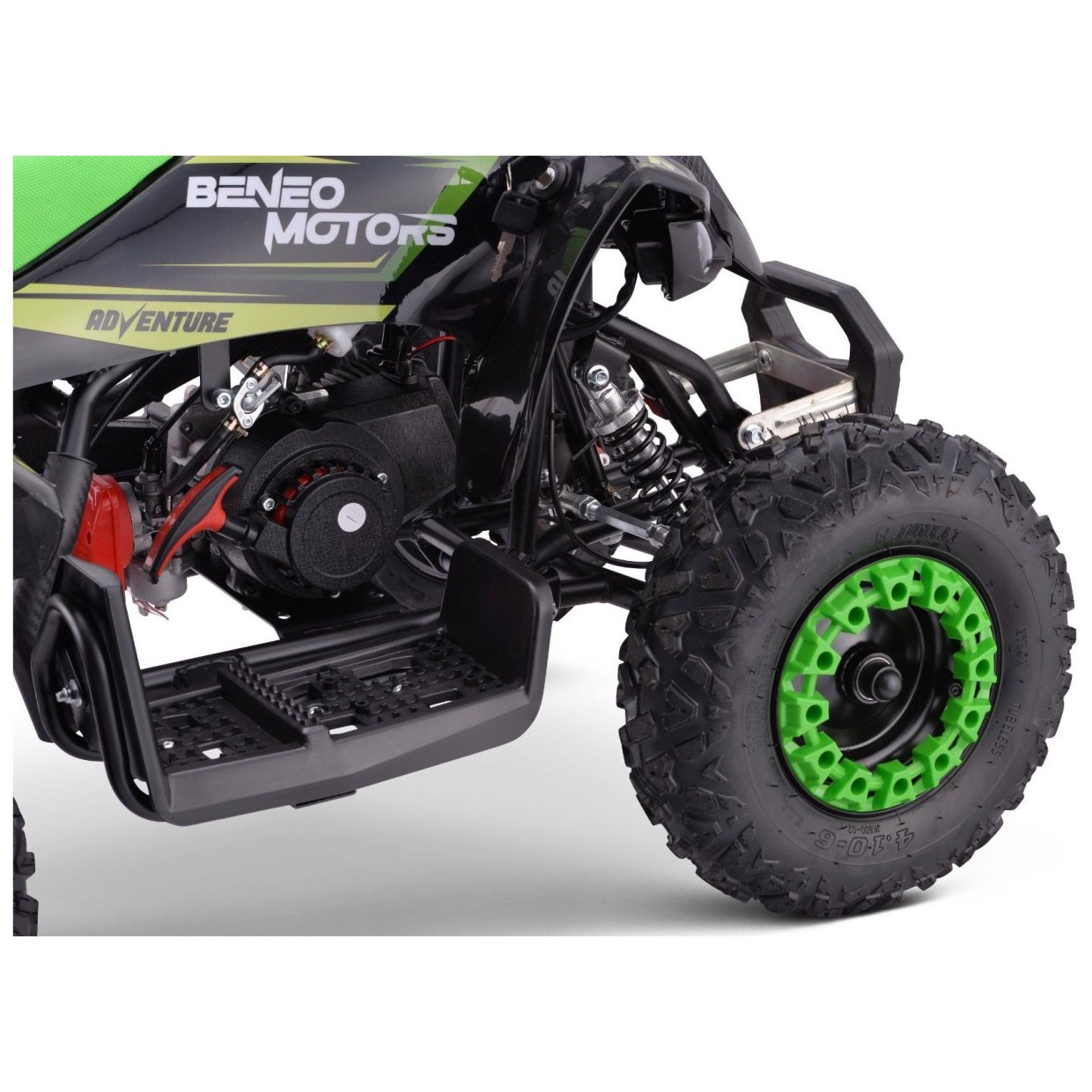Štirikolesnik za otroke Adventure, zelen, bencin, 50cc, 40km/h Štirikolesnik za otroke Adventure, zelen, bencin, 50cc, 40km/h