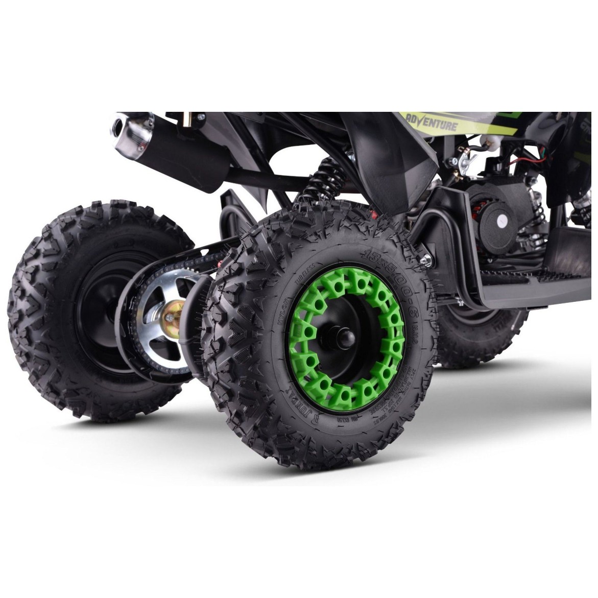 Štirikolesnik za otroke Adventure, zelen, bencin, 50cc, 40km/h Štirikolesnik za otroke Adventure, zelen, bencin, 50cc, 40km/h