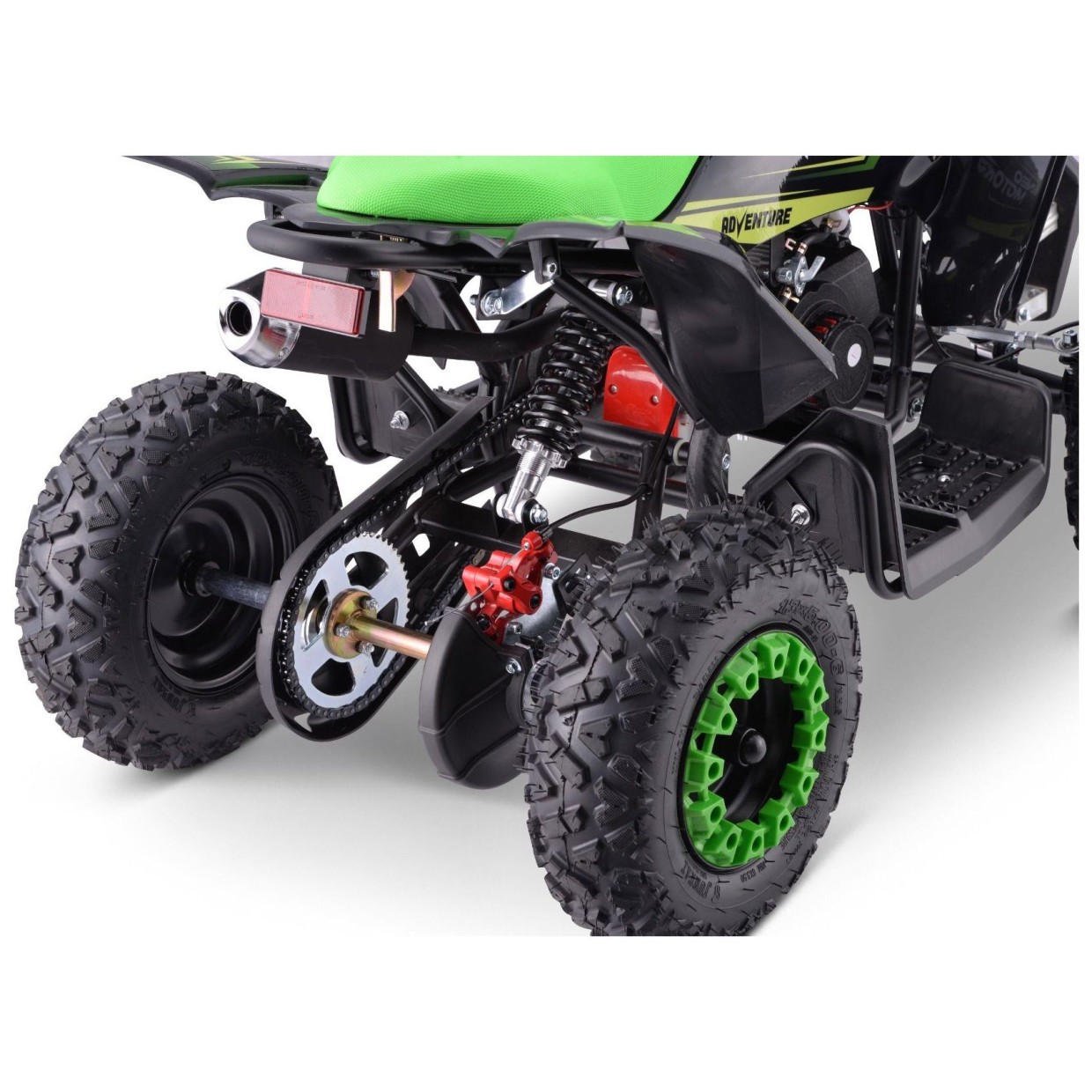 Štirikolesnik za otroke Adventure, zelen, bencin, 50cc, 40km/h Štirikolesnik za otroke Adventure, zelen, bencin, 50cc, 40km/h