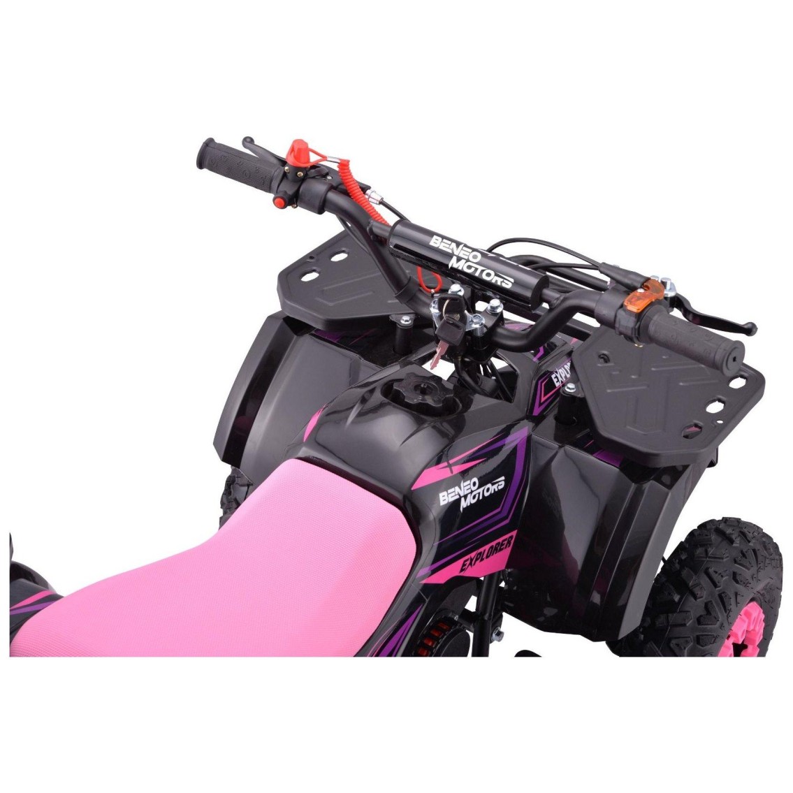 Štirikolesnik za deklice Explorer, bencinski 50cc, pink