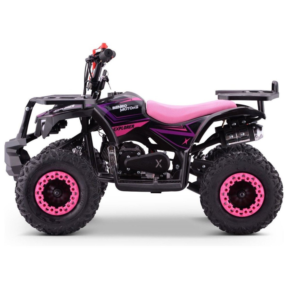 Štirikolesnik za deklice Explorer, bencinski 50cc, pink