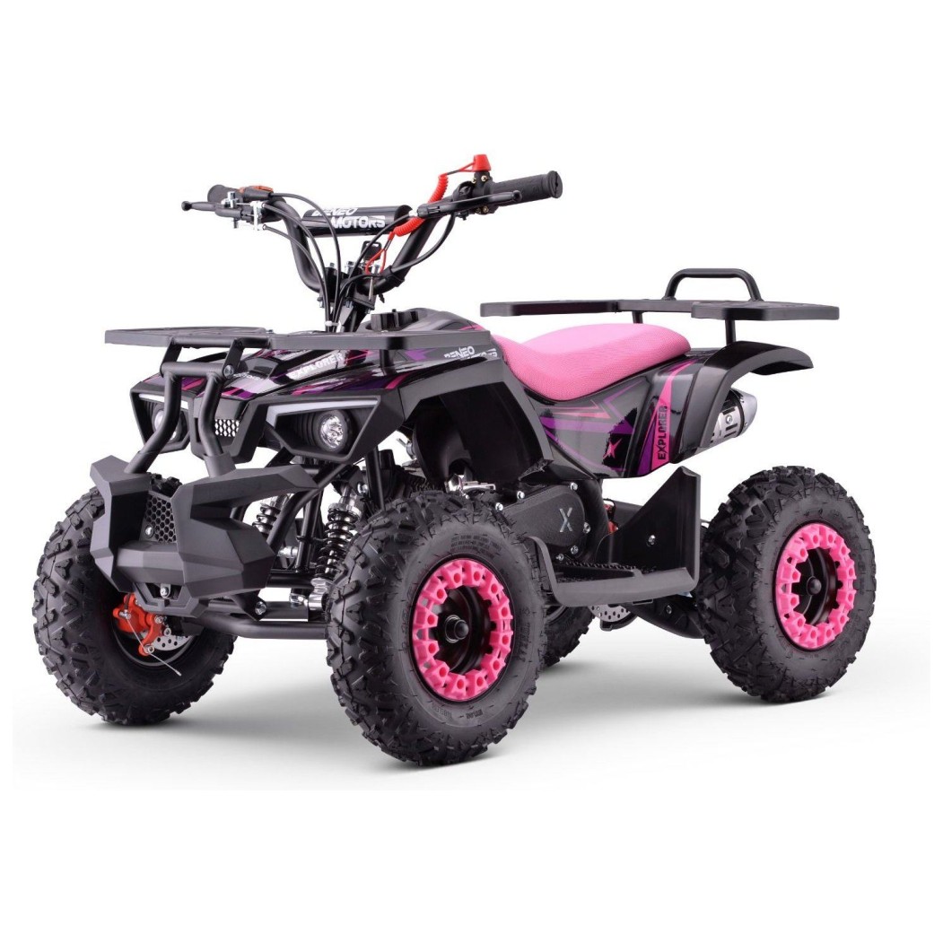 Štirikolesnik za deklice Explorer, bencinski 50cc, pink