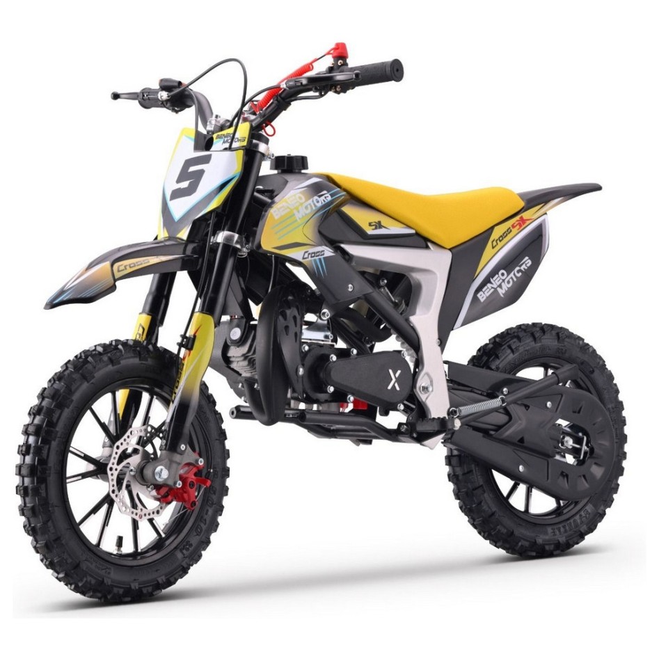 Otroški moto cross CROSS SX 50 cm³, 1,5 kW, 40 km/h, rumen Otroški moto cross CROSS SX 50 cm³, 1,5 kW, 40 km/h, rumen