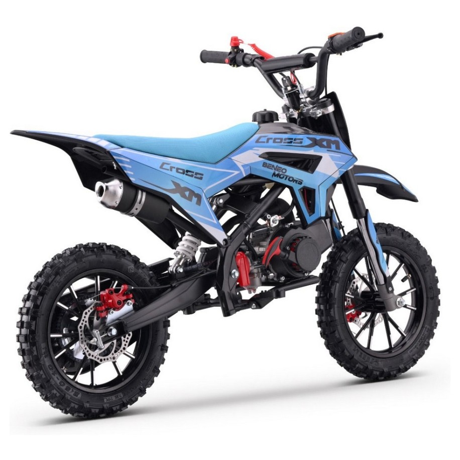 Moto CROSS XM, 50cc, 1,5 kW, dvotaktni, disk zavore, moder