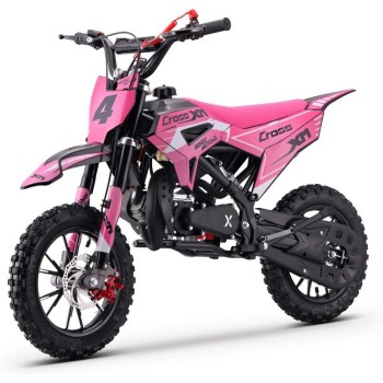 Moto CROSS XM, 50cc, 1,5 kW, dvotaktni, disk zavore, pink