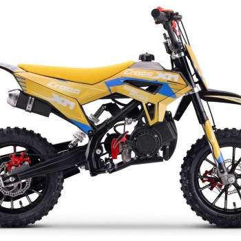 Moto CROSS XM, 50cc, 1,5 kW, dvotaktni, disk zavore, rumena