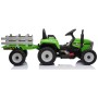 12V Dječji traktor na akumulator s prikolicom zeleni 12V Dječji traktor na akumulator s prikolicom zeleni