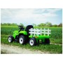 12V Dječji traktor na akumulator s prikolicom zeleni 12V Dječji traktor na akumulator s prikolicom zeleni
