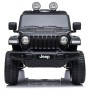 12V JEEP Wrangler RUBICON 4x4 - otroški avto na akumulator, črn