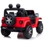 12V JEEP Wrangler RUBICON 4x4 - otroški avto na akumulator, rdeč