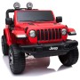 12V JEEP Wrangler RUBICON 4x4 - otroški avto na akumulator, rdeč
