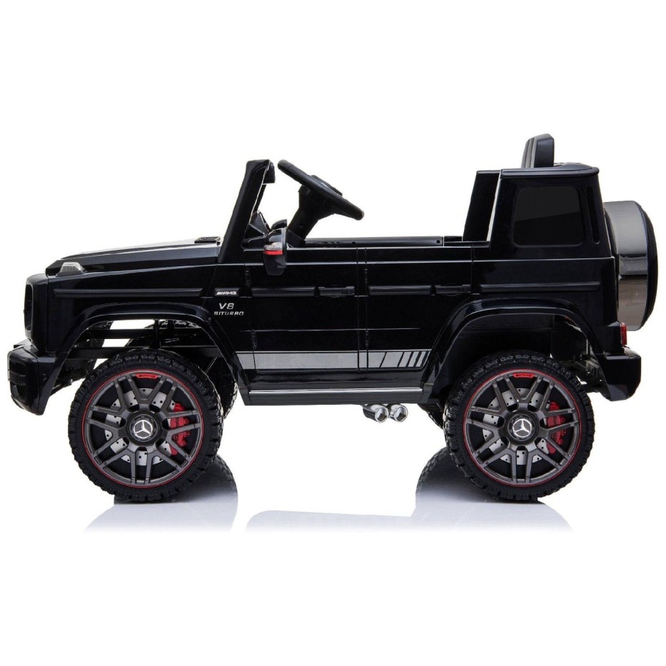 11V Mercedes G - otroški avto na akumulator, črn