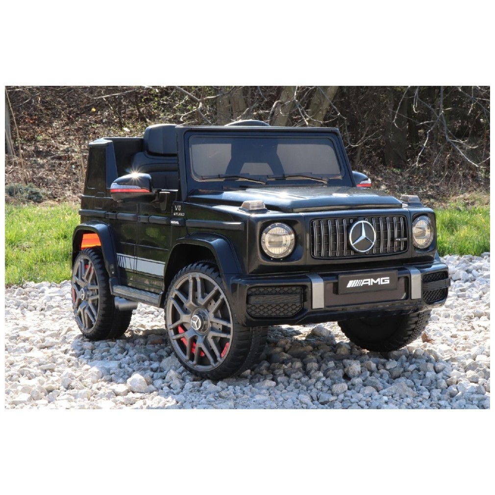 11V Mercedes G - otroški avto na akumulator, črn