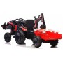 11V TOP-WORKER  - otroški traktor na akumulator, rdeč