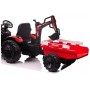 11V TOP-WORKER  - otroški traktor na akumulator, rdeč