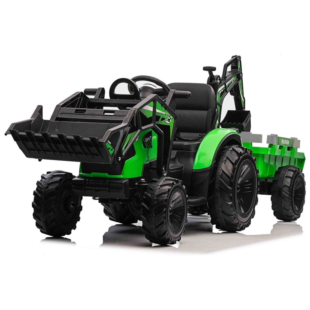 11V TOP-WORKER  - otroški traktor na akumulator, zelen