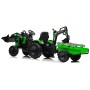 11V TOP-WORKER  - otroški traktor na akumulator, zelen