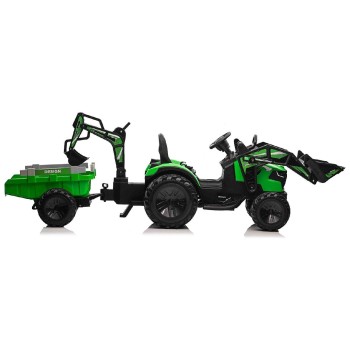 11V TOP-WORKER  - otroški traktor na akumulator, zelen
