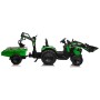 11V TOP-WORKER  - otroški traktor na akumulator, zelen