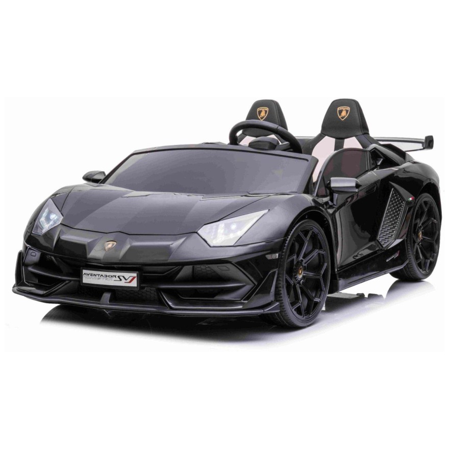 24V Lamborghini Aventador crni - dječji automobil na baterije