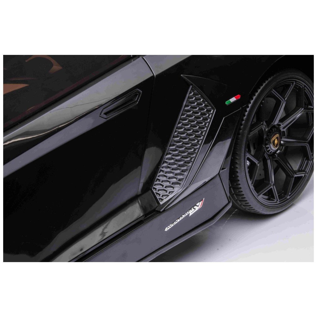 24V Lamborghini Aventador crni - dječji automobil na baterije